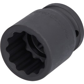 BRILLIANT TOOLS BT025603 3/4-Inch Impact Socket 12-Point, 32 mm, Short [Powered by KS Tools]