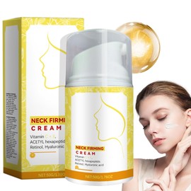 Ledeak Neck Firming Tightening Cream, Moisturizing Anti-Aging Retinol Neck Cream for Reduce Wrinkles, Fine Lines, Hydrating Tighten and Lift Creams, Firm and Lift Sagging Skin