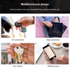 Cute Key Chain Fluffy Rabbit Simulation Flower Keyring Pendant Decor