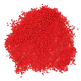 Dress My Cupcake Decorating Nonpareils Sprinkles for Cakes, 16-Ounce, Red
