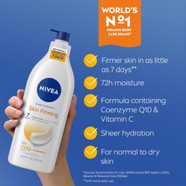 NIVEA Skin Firming Variety Pack - Includes Skin Firming Lotion 16.9 Ounce Lotion + 6.7 Ounce Gel Cream