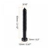 sourcing map Hex Lag Screws 5/16" x 2-1/2" Carbon Steel
