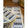 EJI Labels. 200 Best Before Stickers. Date Labels for Food.