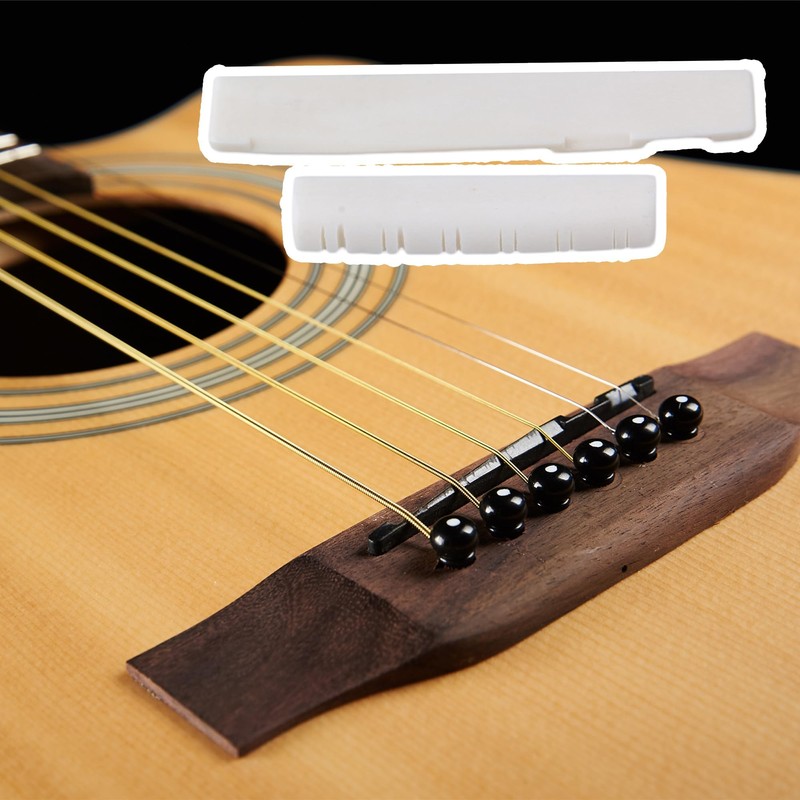 BQLZR Bone Bridge Saddle and Nut For 12 String Acoustic