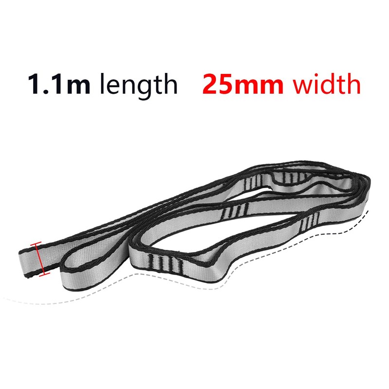 Tiardey 2 Pcs Daisy Chain,110cm Yoga Hammock Extension Strap,Strong Climbing