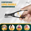 FVION 360° Rotating Jaw Toenail Clippers for Thick Nails for