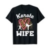 Karate Wife Leopard Heart T-Shirt