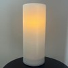 OWLZOO Solar LED Outdoor Flameless Candle, 10 x 4 inches,