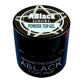 ICE GEL ABLACK Powder Top Gel, 0.1 oz (3 g), Gel Nail