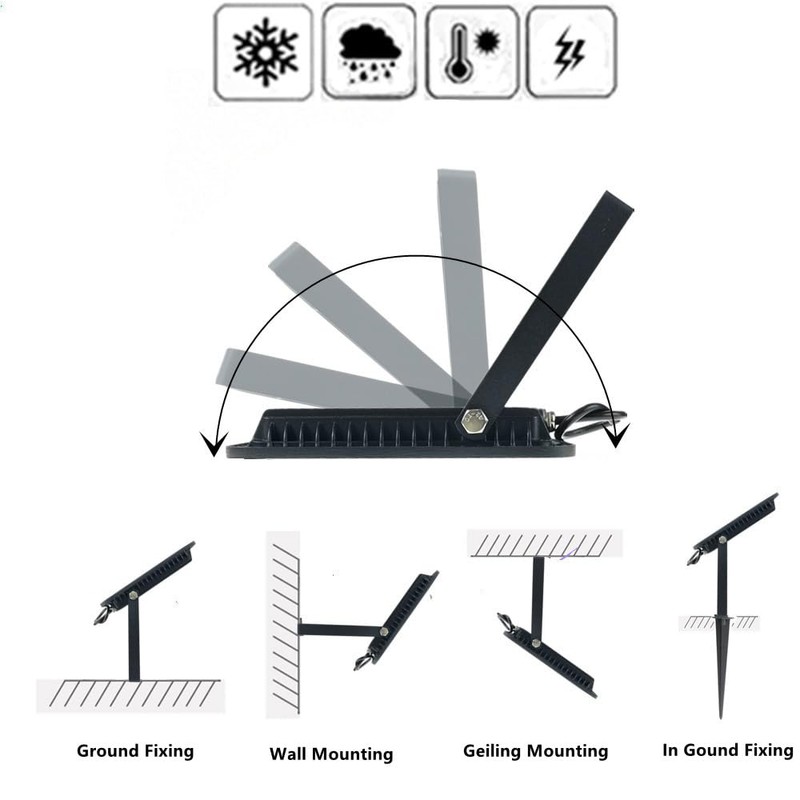 ZSGoes 2 Pack Cool White 50W LED Flood Light Outdoor