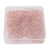 100Pcs Heart Shaped Paper Clips Iron Decorative Paperclips Set with