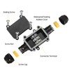 IP68 Waterproof Junction Box, 2 Way Cable Connector, External Junction