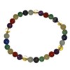 Chakra Armband, Echtes Edelstein Schmuck Armband, 6 mm Chakra Kugelarmband
