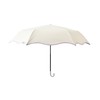 Francfranc Flanc Blackout Wave Piping Folding Umbrella, 19.7 inches (50