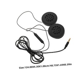 LALAFINA High Fidelity Motorcycle Hardhat Headset for Outdoor Sports Ergonomic Comfort Rugged Durability Compatible with Music and Voice Control