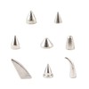 Trimming Shop 85 Pcs Metal Spike Punk Bullet Stud Belt