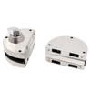ZONADAH Upgraded Double Glass Door Lock Stainless Steel, Both Sides