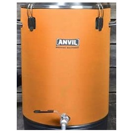 Custom Neoprene INSULATING JACKET For Anvil Stainless Steel Bucket Fermenter - 7.5 Gallon Orange Insulated Cover
