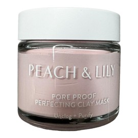PEACH & LILY Pore Proof Perfecting Clay Mask | Deep-Clean Kaolin & Bentonite Formula | Hydrating Wild Cherry, Strawberry, & Licorice Extracts | Gentle, Non-Drying Pore Cleanser | 80 ML / 2.70 FL. OZ