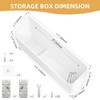 Furniware 1 Pair Tip-Out Tray 11 inch with 4 Hinges,
