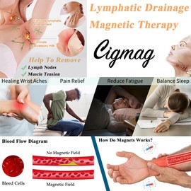 Cigmag 3X Copper Bracelet for Men Triple Ultra Strength Magnets Pure Copper Magnetic Bracelet & Ring Set with Adjustable Sizing Tool