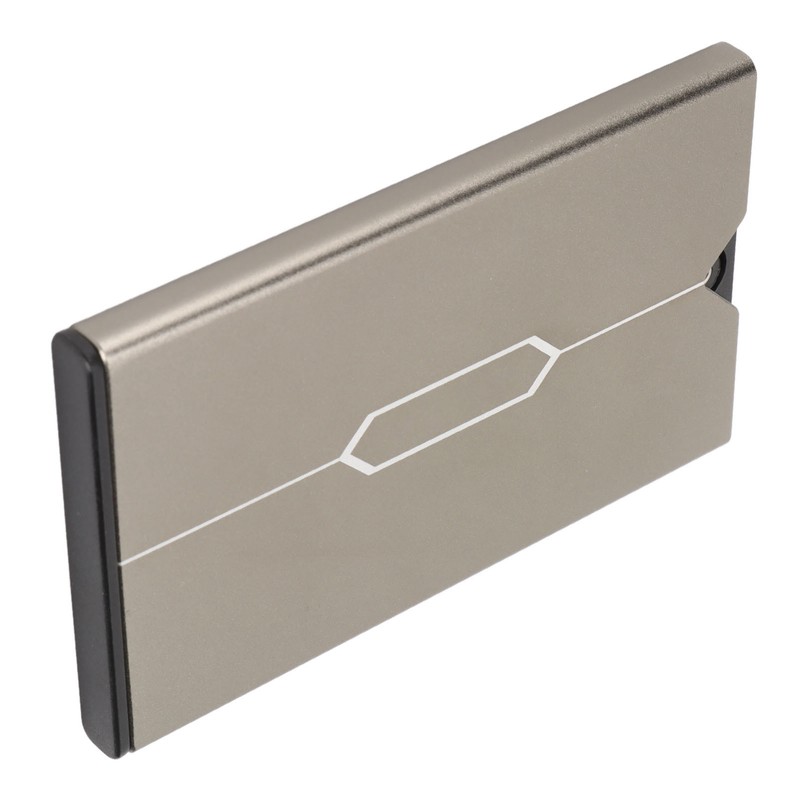 Aluminum SIM Card Case Large Capacity Shatterproof Small Portable Memory
