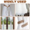 4Pcs Bohemian Braided Curtain Hooks, Exquisite & Compact Home Goods,