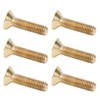 Pure Copper Flat Hex Socket Screw, 6mm Head Diameter, 2mm