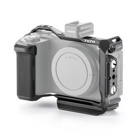 Tilta Full Camera Cage Compatible with Sony ZV-E10 II – Black | Mount Accessories w/Cold Shoe, NATO Rail and 1/4"-20 | Integrated Handgrip | Includes Arca Bottom Plate | Detachable Mounts