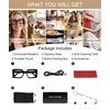 OCCI CHIARI Large Thick Reading Glasses 2.5 Women Stylish Square