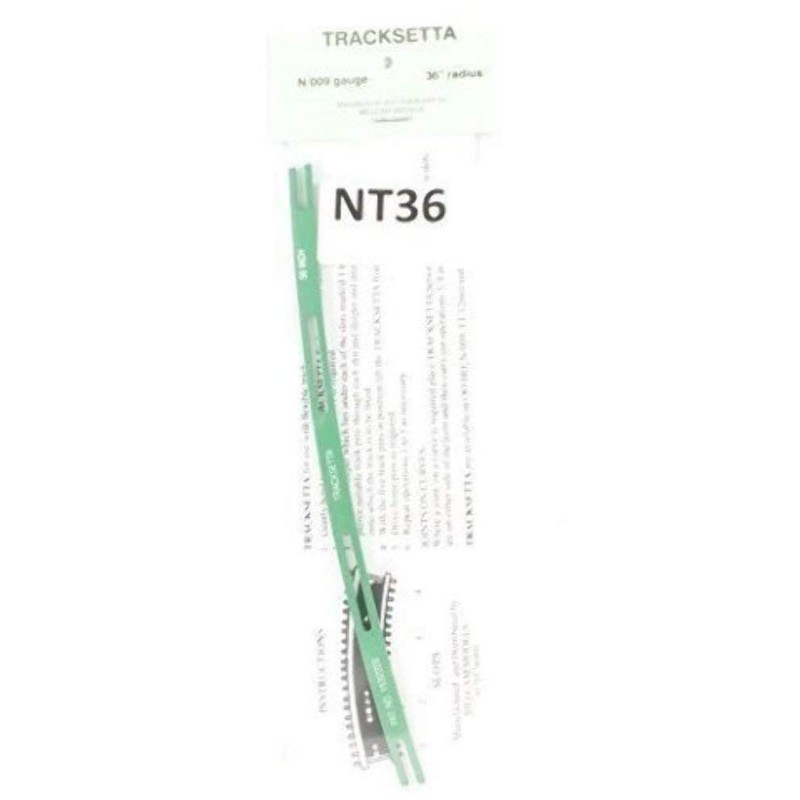 N Tracksetta Template 36 Rad Template