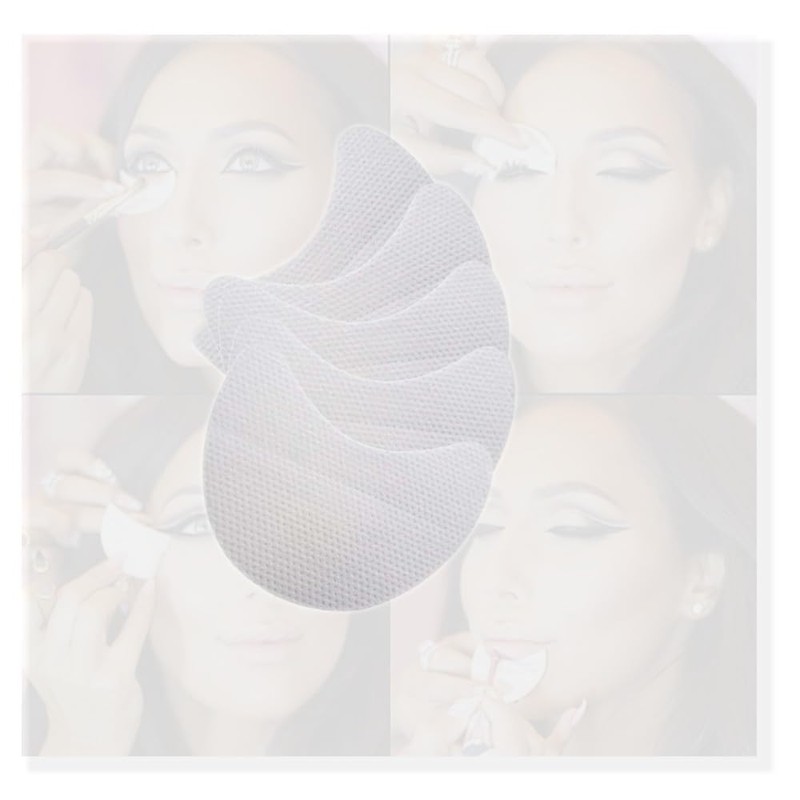 100pcs Disposable Eyeshadow Guards Eye Shields for Makeup Application, Hands-Free