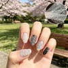 ISHR 白いレース星空ネイルホイル 20枚入り 転写シート 貼るだけ簡単 ネイルパーツネイルアート ネイルアートデコレーション イベント パーティー 記念日