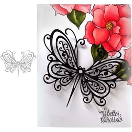 Butterfly Cutting Dies for Card Making，Cutting Dies Cut Stencils for DIY Scrapbooking Photo Album Decorative Embossing Paper Dies Scrapbooking/Embossing/Photo Album Decor/DIY Craft