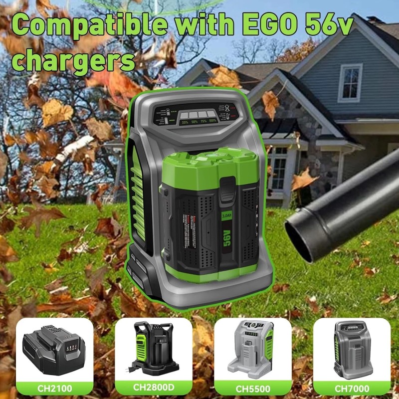 56V 3.0Ah Lithium Battery For EGO 56V Tool Lawn Mower