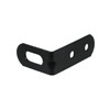 MY MIRONEY 8PCS Black Slotted L Brackets Hardware Adjustable Slotted