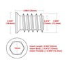 SBRRAIL 50 PCS 3/8-16 Threaded Inserts for Wood Furniture Screw,Steel