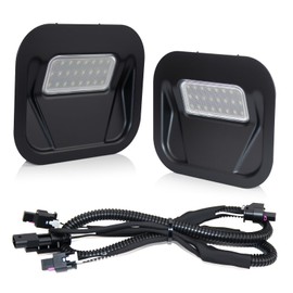 D-Lumina LED Tailgate Step Light Truck Bed Multi-Pro Lamp Assembly Compatible with 2020-2025 GMC Sierra 1500 2500 HD 3500 HD, 2020-2025 Chevy Silverado 1500 2500 HD 3500 HD, Replacement for 84347814