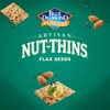Blue Diamond Almonds Artisan Nut Thins Cracker Crisps, Flax Seeds,