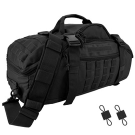 EASY BW 65L Large Travel Duffle Bag Military Tactical Backpack, Army Assault Pack 3 Day Bug Out Bag Rucksack for Outdoor Sport Hiking Camping with Molle System