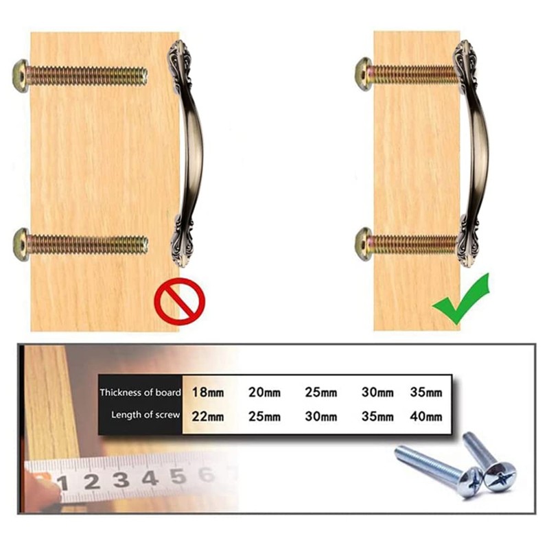 Marstree Modern Europe Style Zinc-Alloy Knobs Handle Pull for Door