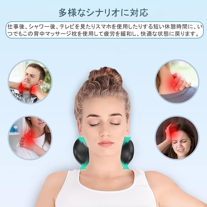 DFsucces Massage Pillow, Shoulder Blade Removal, Lumbar Massager, Shoulder Stiff