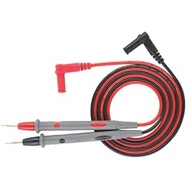 Oumefar Multmetro cable de prueba multmetro automotriz esencial punta de aguja voltmetro 20A 109cm para la mayora de los multmetros digitales         