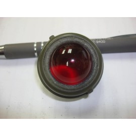 U S Army tank NOS! MILITARY DASH LIGHT INDICATOR LENS ONLY  RED !!!