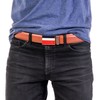 Mission Belt Men's Ratchet Belt - Americano Buckle/Saddle Brown Leather,