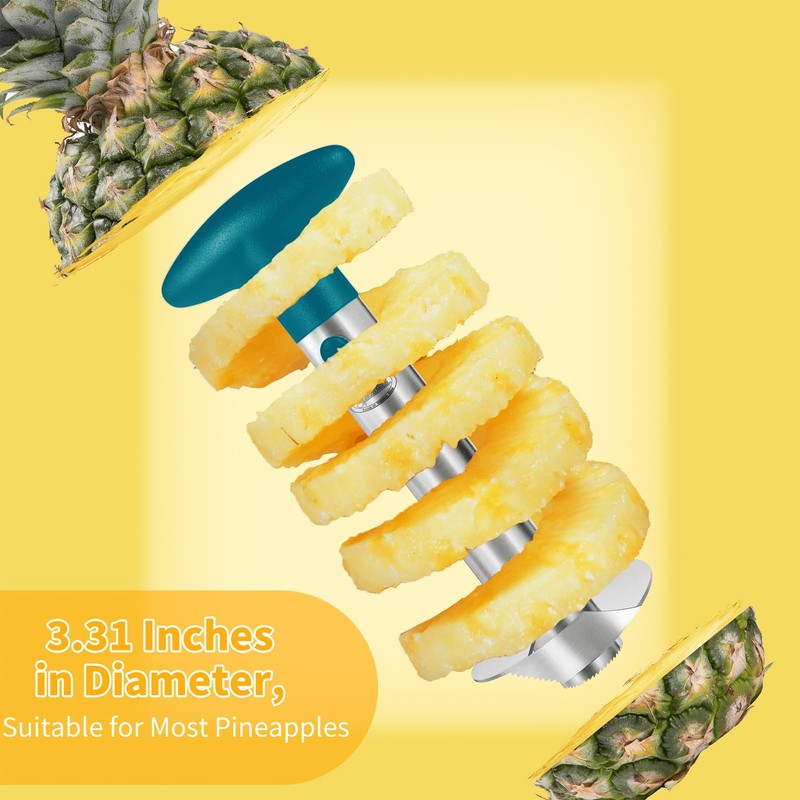 Pineapple Corer, [Upgraded, Reinforced, Thicker Blade] Newness Premium Pineapple Corer