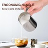 Milk Frothing Pitcher, 12oz Stainless Steel Milk Frother Cup Steaming