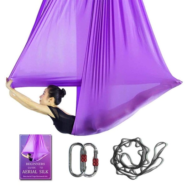 Aerial Yoga Hammock L:5M W:2.8M Aerial Pilates Silk Yoga Swing