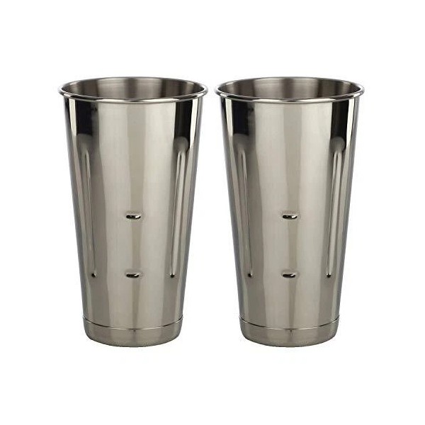 Libertyware Stainless Steel Malt Milkshake Cup 30 oz Set of