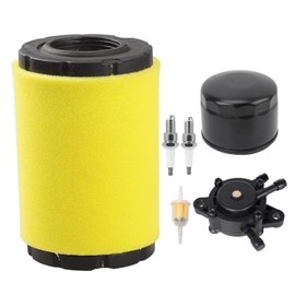 Kacarber YTH22V46 Air Filter Oil Filter Tune Up Kit for Husqvarna YTH22V46 YTH24V48 YTH24V54 YTA22V46 YTA24V48 Poulan Pro PP20VA46 PB185A42 46’’ 48’’ Mower w/ 17.5hp 19.5hp 20hp 21hp Engine